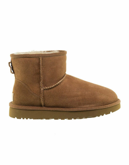 Ugg AustraliaClassic Mini II Suede Women's Boots with Fur Chestnut