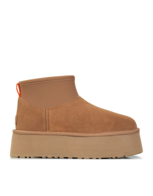 Ugg Australia Classic Mini Dipper Leather Women's Boots Chestnut