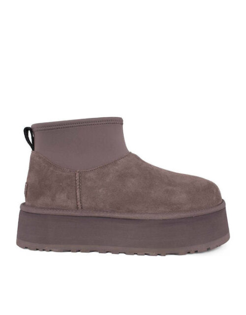 Ugg Australia Classic Mini Dipper Leather Women's Boots Thundercloud